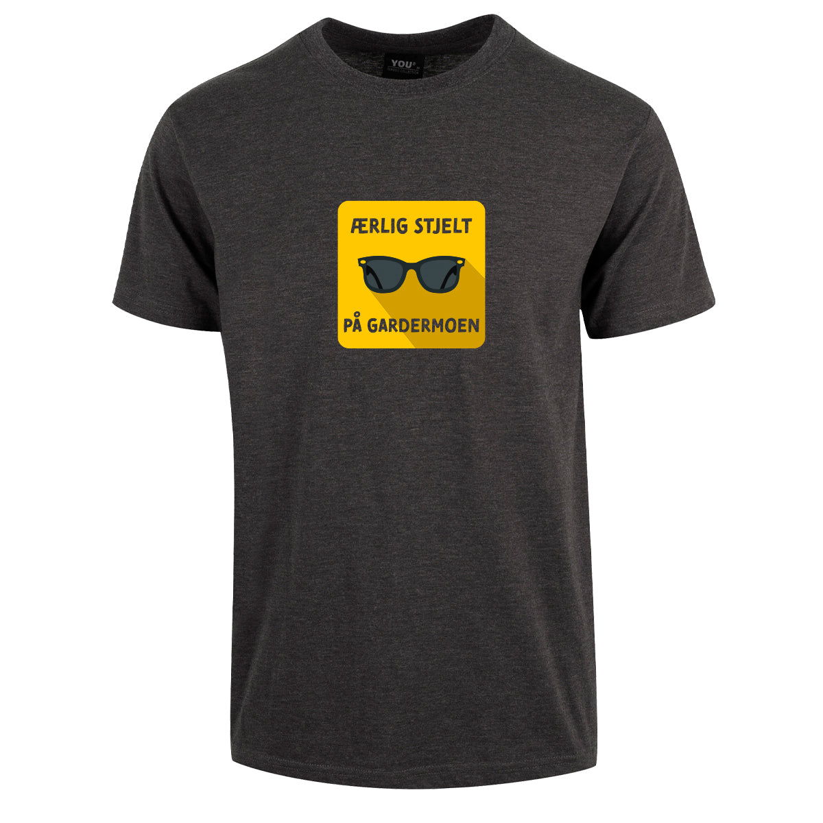 Ærlig stjelt på Gardermoen – t-skjorte
