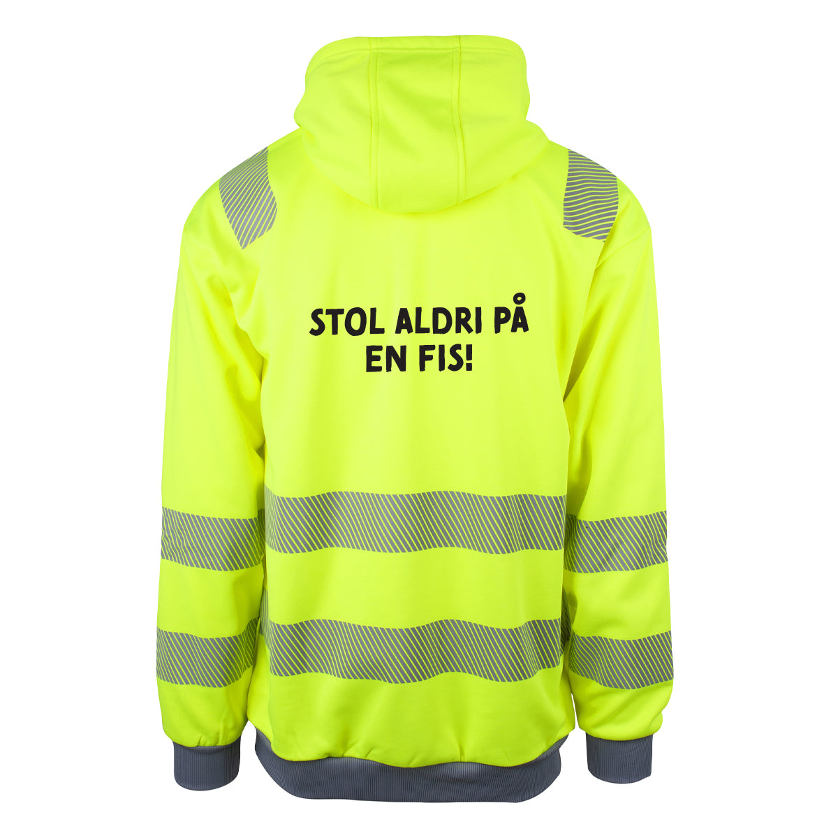 Stol aldri på ein fis - reflekshoodie