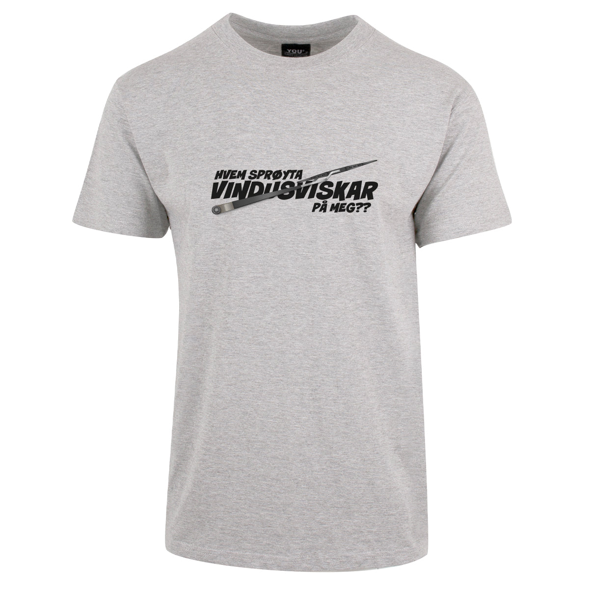 Hvem sprøyta vindusviskar - t-skjorte