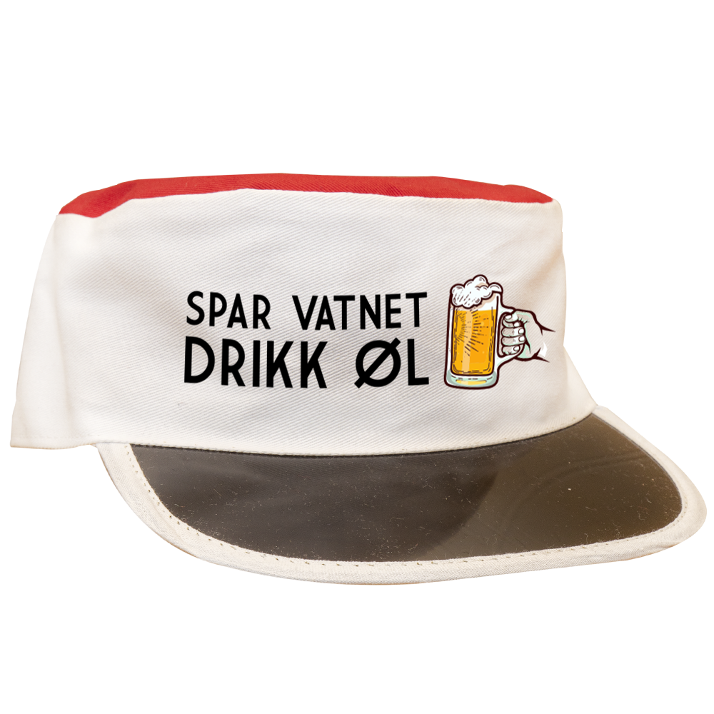 Spar vatnet drikk øl - retrocaps