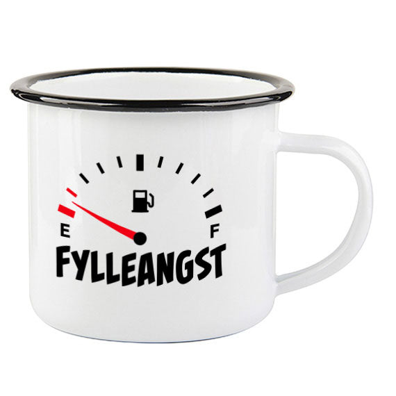 Fylleangst - emaljekopp
