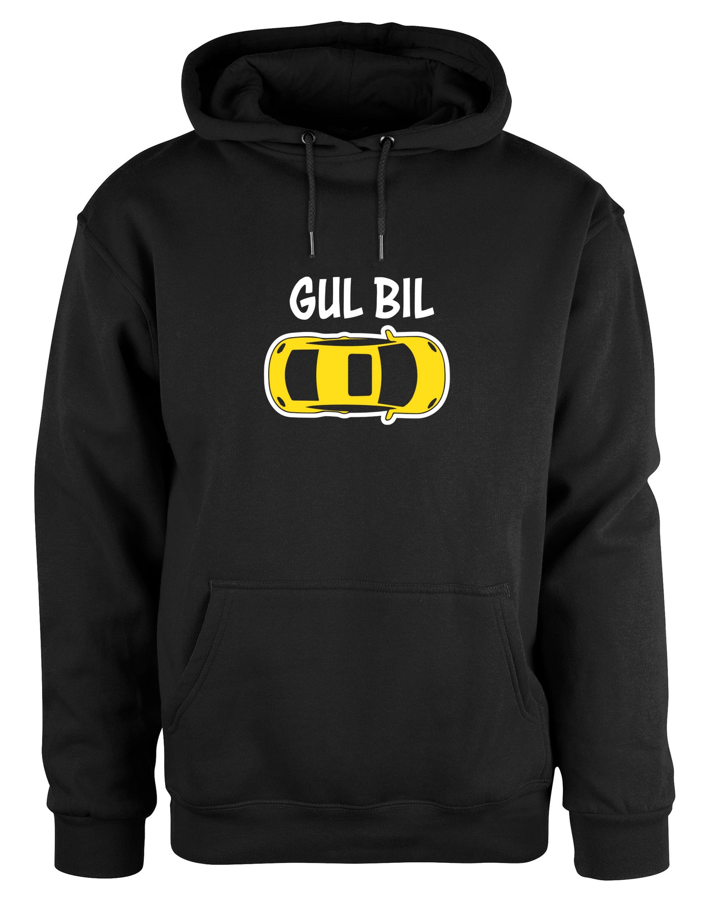Gul bil - hettegenser