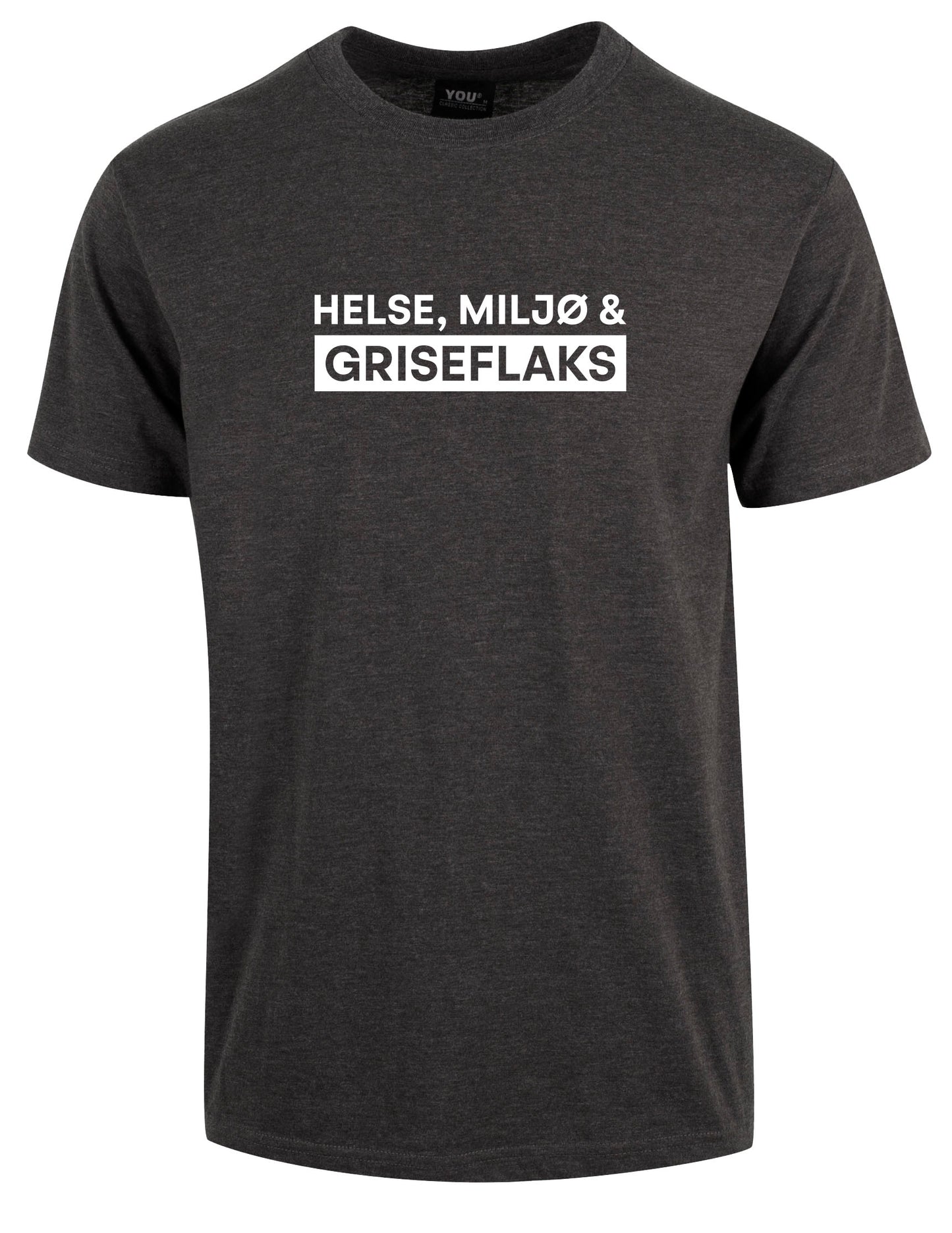 Helse, miljø og griseflaks - t-skjorte