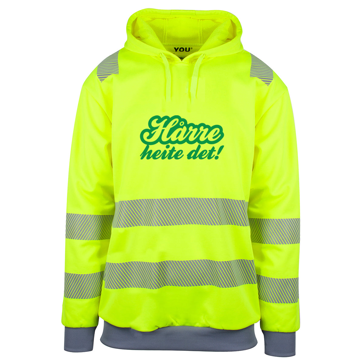 Hårre heite det! - reflekshoodie