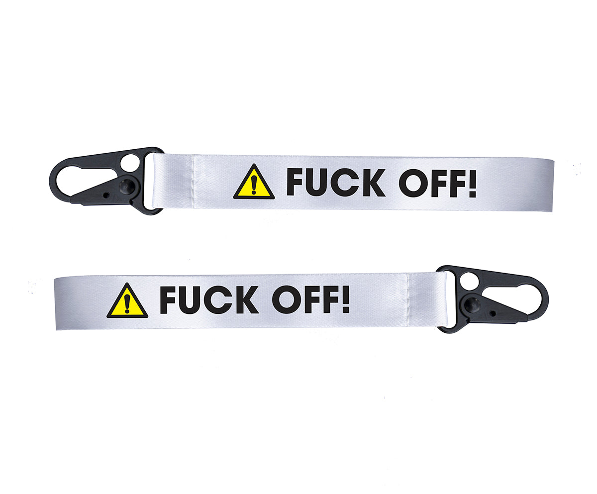 Fuck off! - nøkkelbånd