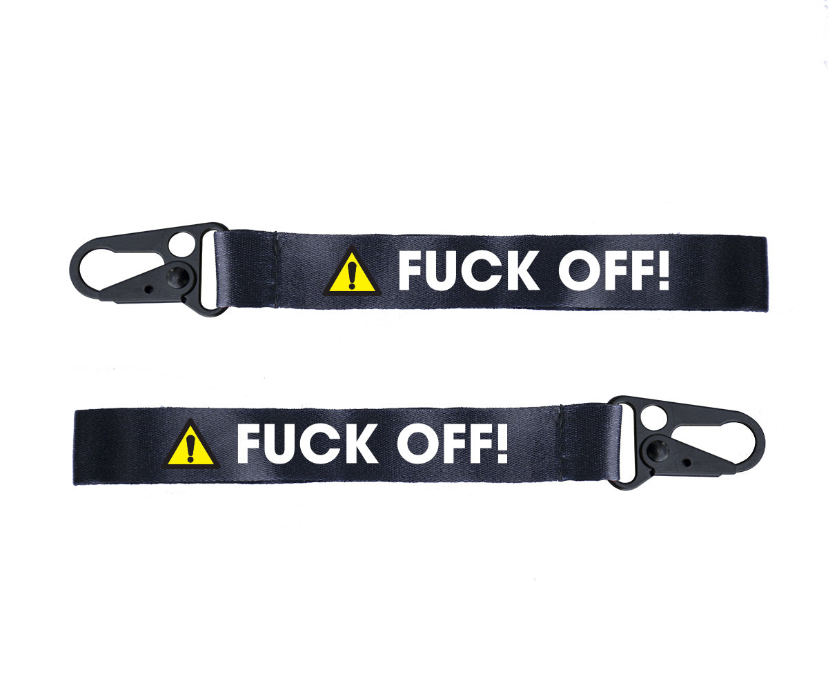 Fuck off! - nøkkelbånd