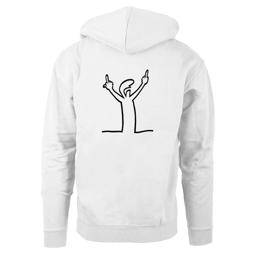 Strekens finger hoodie 2 motiver (B)