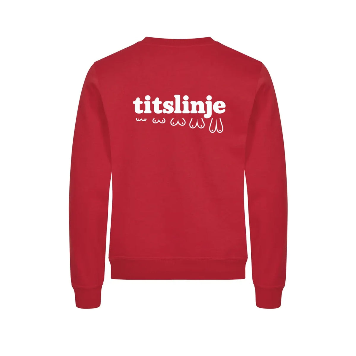 Titslinje Genser – Rød – bak