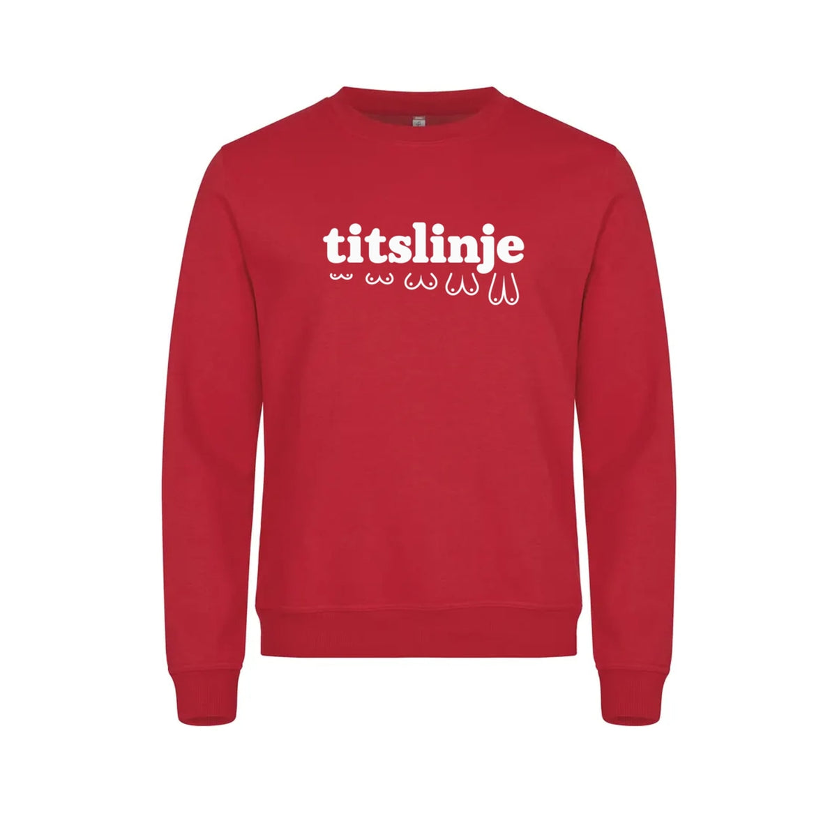 Titslinje Genser – Rød – foran