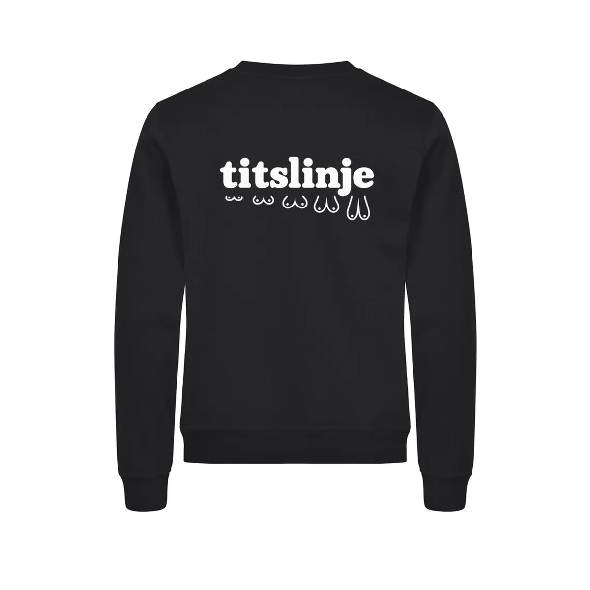 Titslinje Genser – Sort – bak