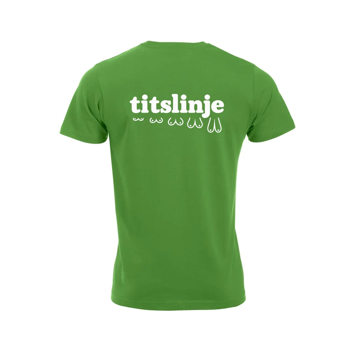 Titslinje T-skjorte – Grønn – bak