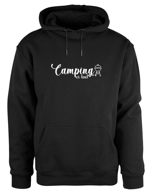 Camping er livet hoodie