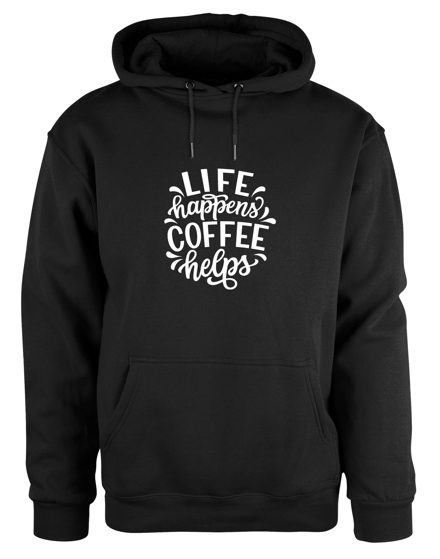 Life happens - Coffee helps - hoodie